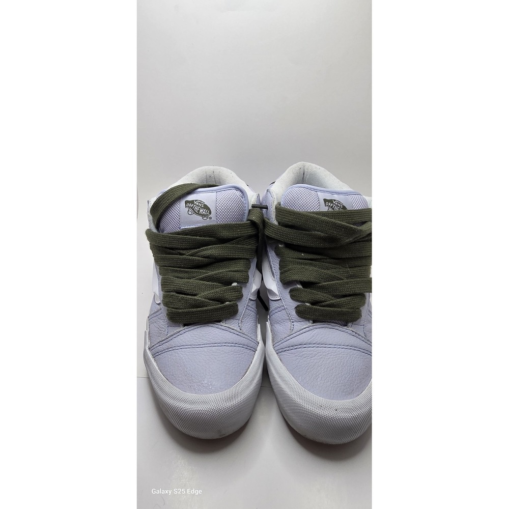 Vans Knu Mid Lavender Purple Leather Mesh Skate Shoes Mens 7.5 Womens 9